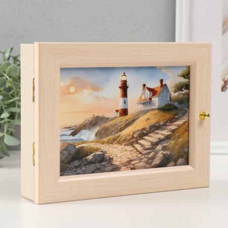 Klyucker "House and Lighthouse" 17x22 cm-1