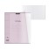 Notebook 96 sheets Erichkrause Coverpro Pastel "Classic", plastic cover, offset unit, whiteness 100%, pink