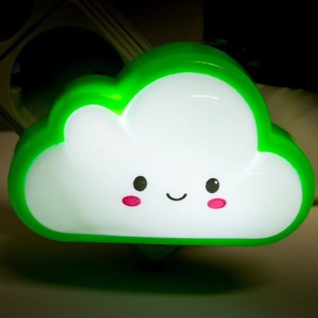 Night Plastic LED "Cloud" mix 8x8x2.5 cm Risalux-3