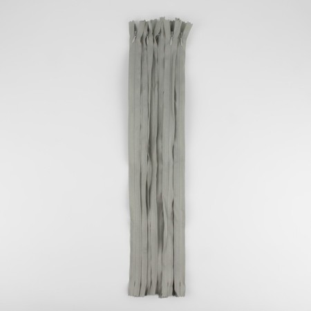 Lightning is secret, No. 3, non-proceeding, castle machine, cotton, 50 cm, light-gray color-2