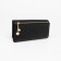 Women's wallet on magnets, black color