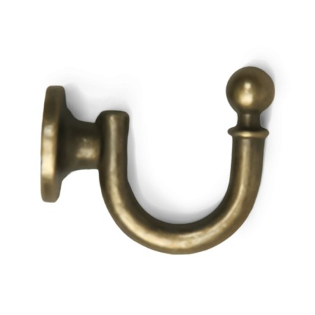 Hook furniture tundra TKO005, one -rod, bronze, 200 pcs-3