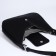 Load bag with zipper, external pocket, long belt, black color