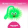 Bloody rubber hornet of light "animals", MIX color, in showbox