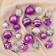 Set of jewelry plastic 21 pcs "Serpentine" silver-purple