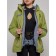 Ski jacket female, size 52, khaki color