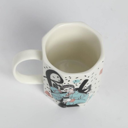 Ceramic mug Art Lover, 270 ml, white color-2