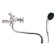 Bath mixer Istok Life Standard 0402.417, two -wound, with long surge, chrome