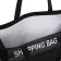 Household bag without fastening, black color