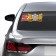 Car sticker "Happy Great Victory Day! Order of the USSR" 475x180mm