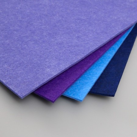 A set of hard felt "Astra" (4 pcs) Assorted, 3 mm, 450 g, 20x30 cm-1