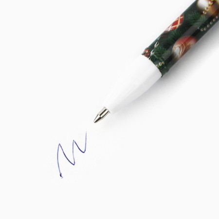 Ballpoint pen with a cap "to record desires", plastic, blue paste 0.5 mm-2