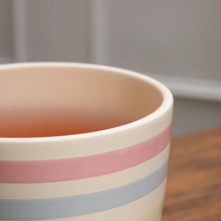 Flower Pot "Ribbon" White Crocus No. 4 4.2 l-2