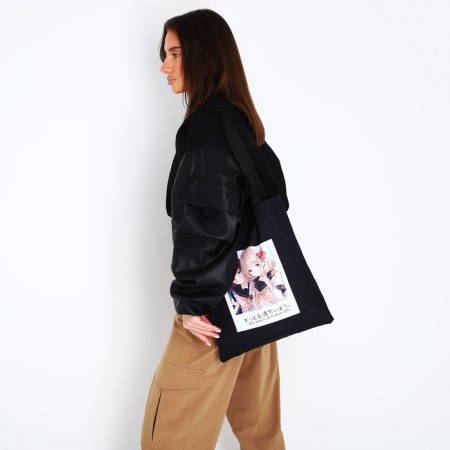 Bag Schoper Friends, Anime, 35x0.5x40 cm, Department without lightning, without lining, black-7