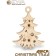 Wooden designer-cranes Ewa "Evik: New Year tree"