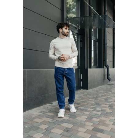Jumper male ise, size 58, beige color-10