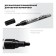 Marker permanent bison professional 06325-2, round, black, 2-4 mm