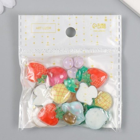 Decor for creativity Plastic "Fruit" mix 1.6x1.5 cm-4