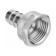 Aqualink fitting, 1 "x 25 mm, internal thread, nickel -plated brass