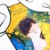 Apron for labor and artists 100% p/E “Klimt. Kiss"