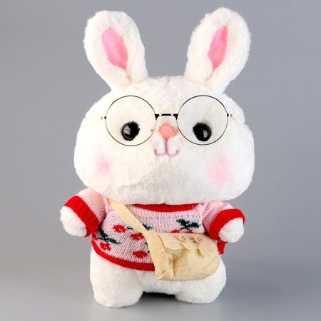 Soft toy "Bunny" in a blouse, 25 cm, color mix-12