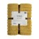Texrepublic blanket, size 200x220 cm, ocher color