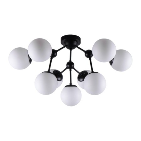 Lamp Ceiling Economy Service 10894/9BK WT, 9x60W, E27, 36x82x82 cm, black color Black