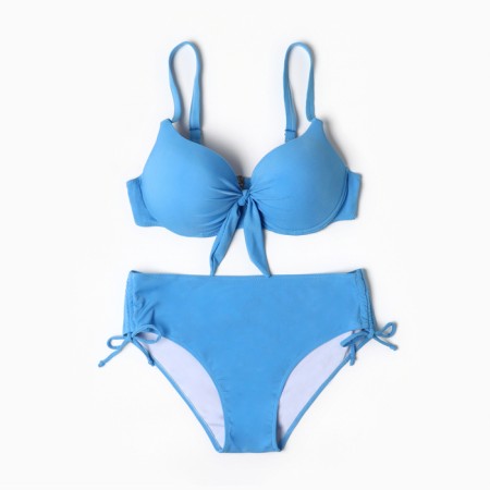 Separate female swimsuit, blue color, size 54