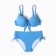 Separate female swimsuit, blue color, size 54