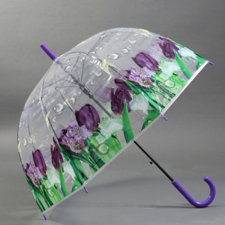 Umbrella - a semi -automatic cane "Seasons", 8 spokes, r = 40 cm, color mix-13