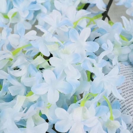Artificial flowers "Lypical lilac" 3x95 cm, blue-1