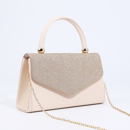 Bag-clate on magnet, beige color-2