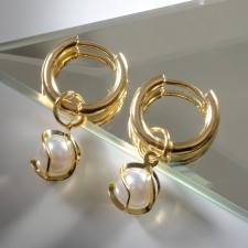 Earrings with the removable element 