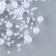 Field for decor with beads, length - 4.8 m, white color