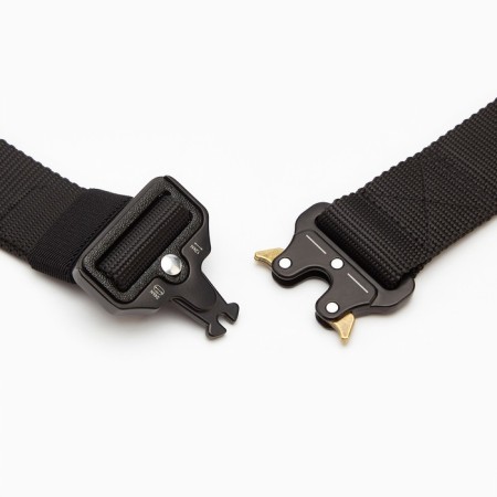 Tactical belt, 125 cm, width 3.7 cm, black-2