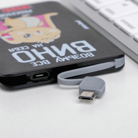 Charger "Take all wine", 2500 MAH, 6 x 9.5 cm-9