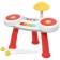 Musical Children's Center Everflo Star Drums HS0496210, white-red color