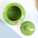 Set of pots "Gift with a sequence" 4x0.85l / 27x21x13cm, chamomile green