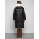 Coat insulated winter female, size 52, black color