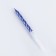Candles in the cake "Spiral", 10 pcs, medium, 5 cm, blue metallic