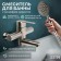 Bath mixer Zein ZS5, short spout, with a shower set, stainless steel, satin