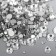 Decor for creativity Glass "Rhinestone Strived cone. Transparent" d = 1.5-6.5 mm set 1000 pcs