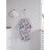 Apron kitchen with a photo print "Flower patterns", adjustable, size OS