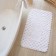 Rug in the bathroom Arya Mary, 60x100 cm, white color