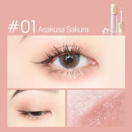 Eye Shadows Cream Zeesea Glitter Liquid Eye Shadow, tone 01, 2.8 g-1