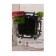 LEGRAND Inspiria, 2K+s outlet, with curtains, 16 A, 250 V, anthracite