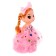“Girl” doll on pink pompon, 14 cm