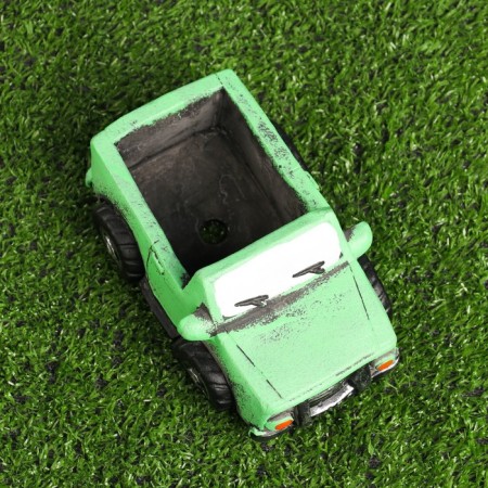 Pot "machine" Green, 14x6.5x7cm-3