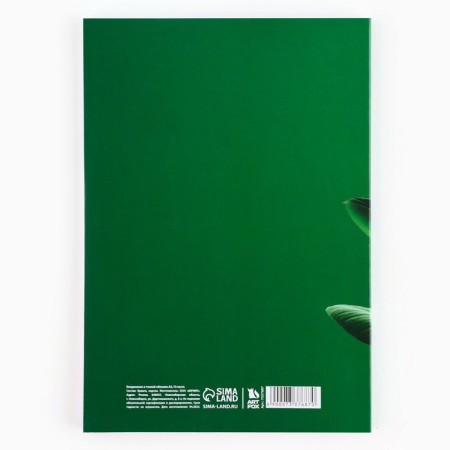 Diary in the thin cover A5, 72 sheets "Green Ficus"-3