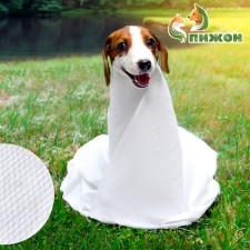 The absorbent animal towel, 60 x 80 cm, 70 g/m², disposable